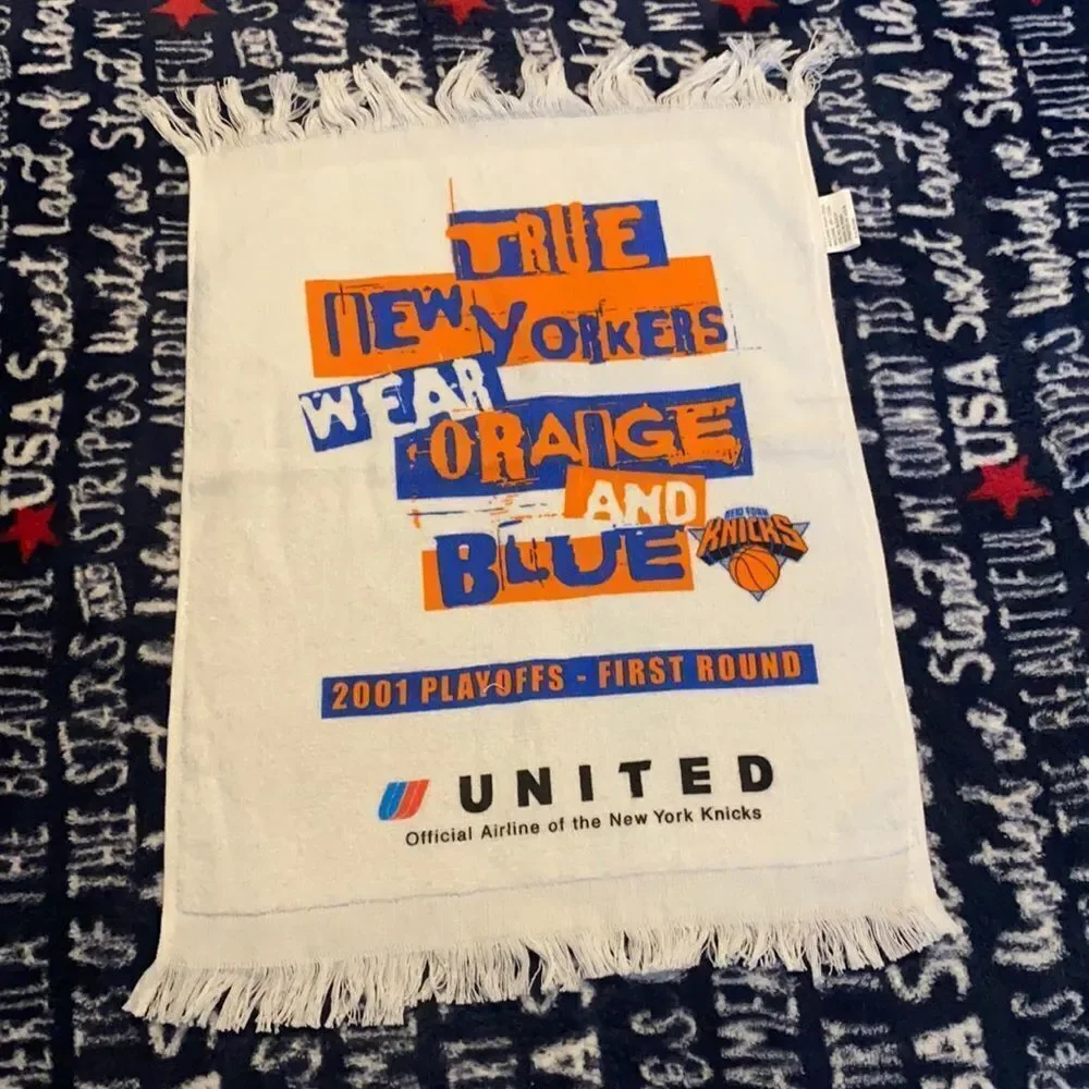 💥Vintage New York Knicks Stadium Towel